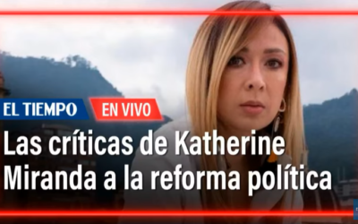 Katherine Miranda habla sobre la polémica reforma política