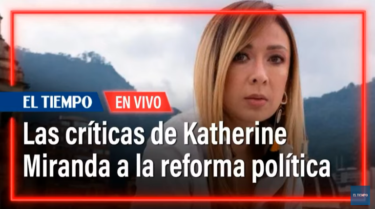 Katherine Miranda habla sobre la polémica reforma política